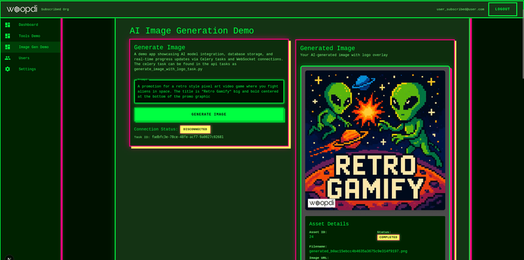 Retro Gamify Woopdi theme