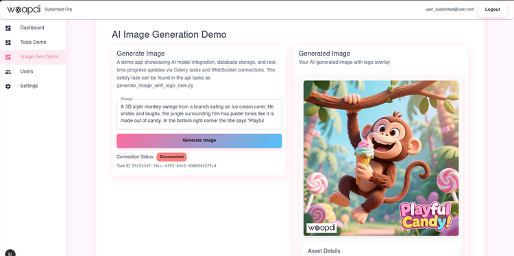 playful candy woopdi theme